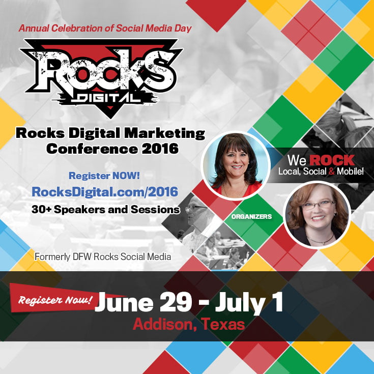 Rocks Digital Marketing Conference Dallas 2016